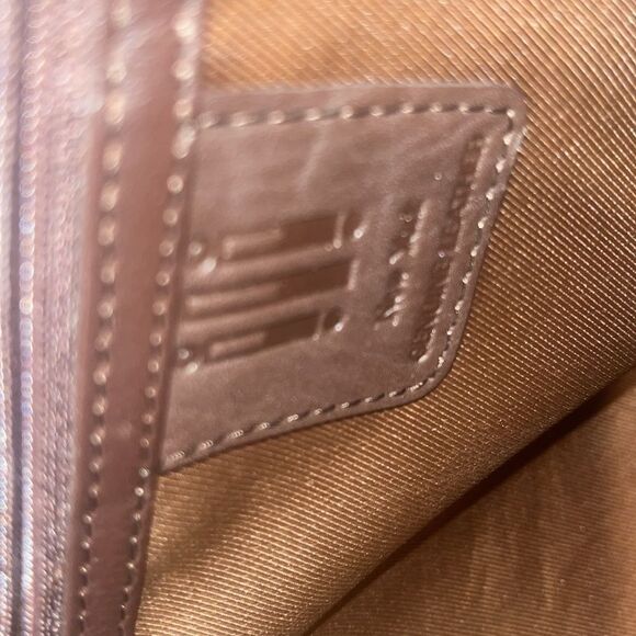 ILI New York brown leather briefcase - Picture 6 of 6